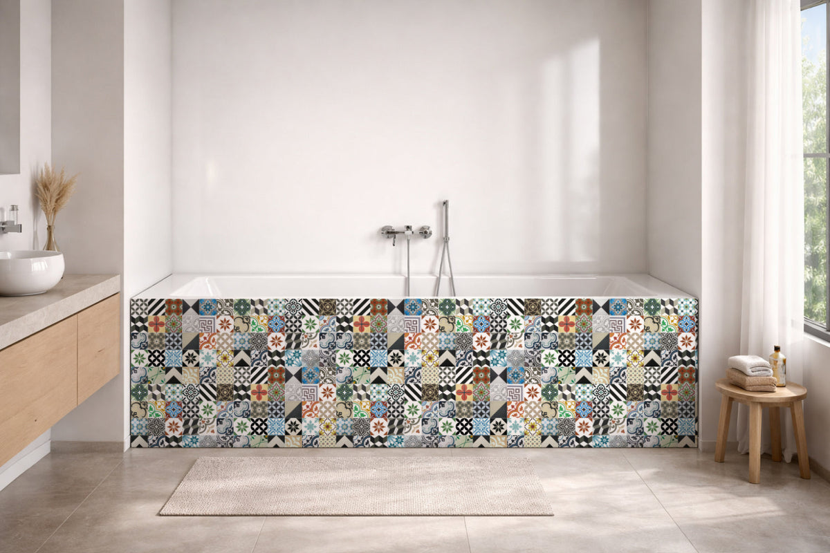 Badewannenverkleidung Patchwork