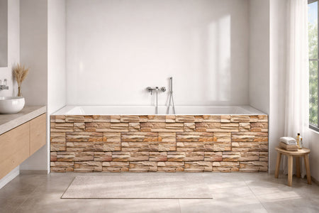 Badewannenverkleidung Steinoptik