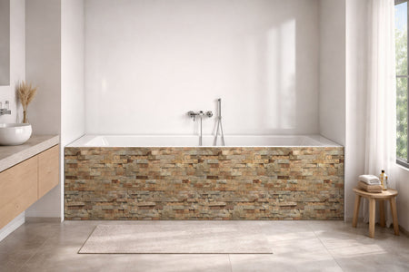 Badewannenverkleidung Steinoptik