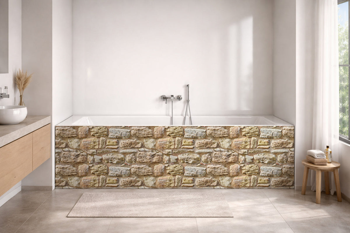Badewannenverkleidung Steinoptik