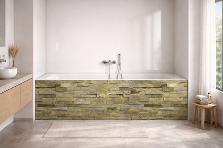 Badewannenverkleidung Steinoptik