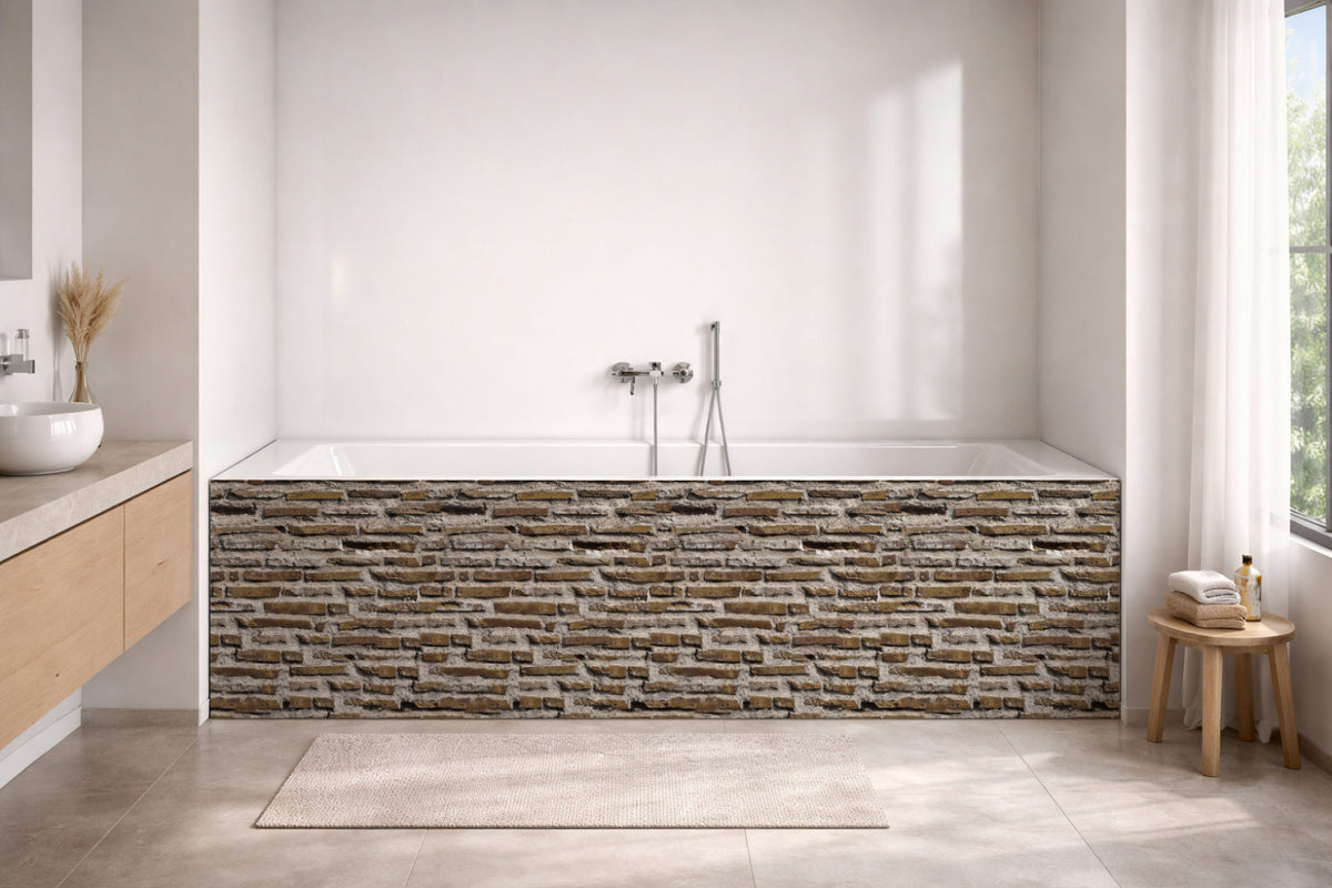 Badewannenverkleidung Steinoptik