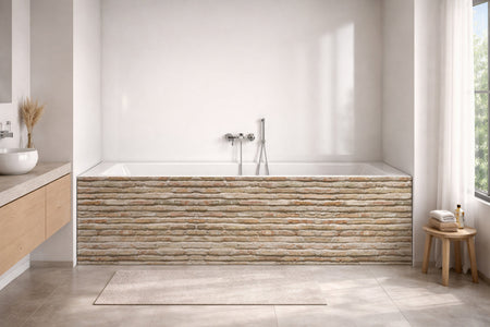 Badewannenverkleidung Steinoptik