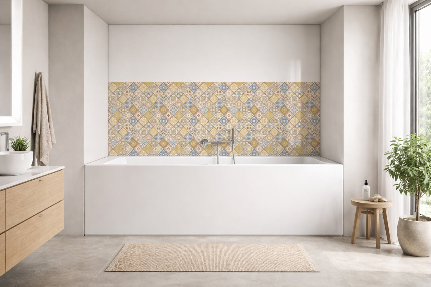 Badewannenverkleidung Patchwork