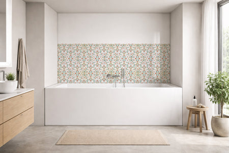 Badrückwand Patchwork