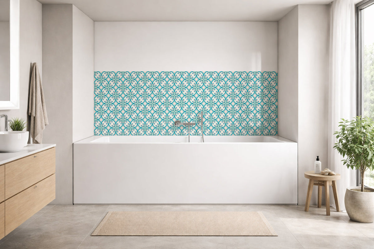 Badrückwand Patchwork