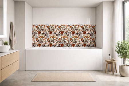 Badrückwand Patchwork