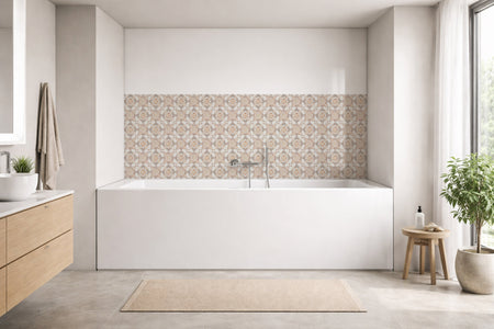 Badrückwand Patchwork