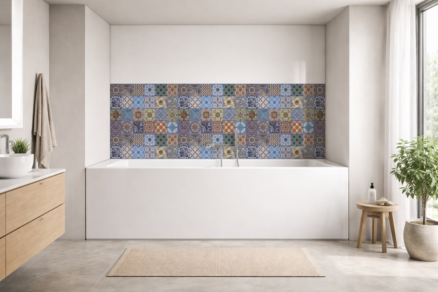 Badewannenverkleidung Patchwork