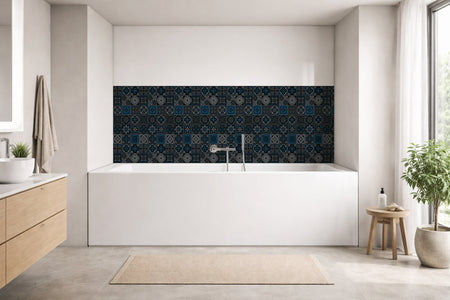 Badrückwand Patchwork