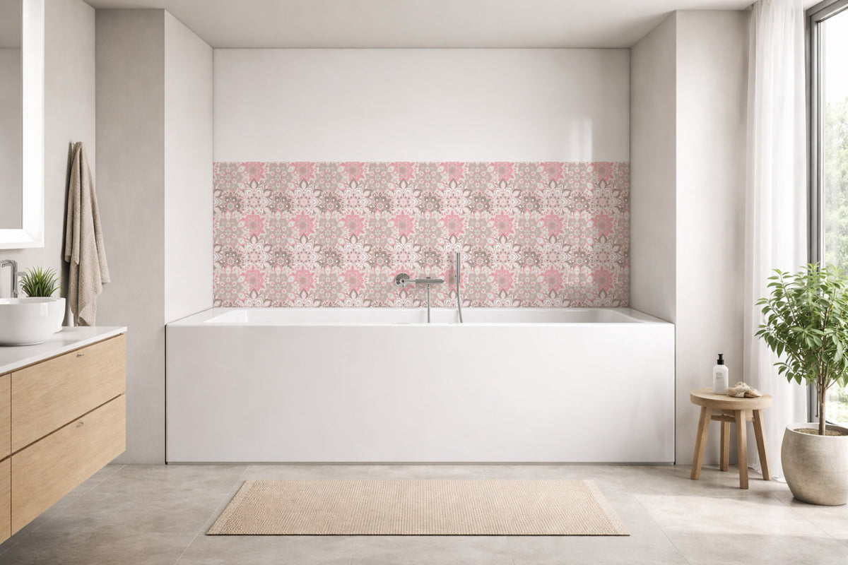 Badrückwand Patchwork