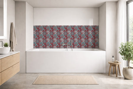 Badrückwand Patchwork
