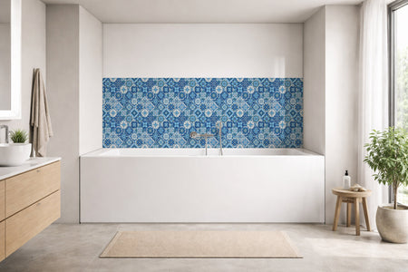Badrückwand Patchwork
