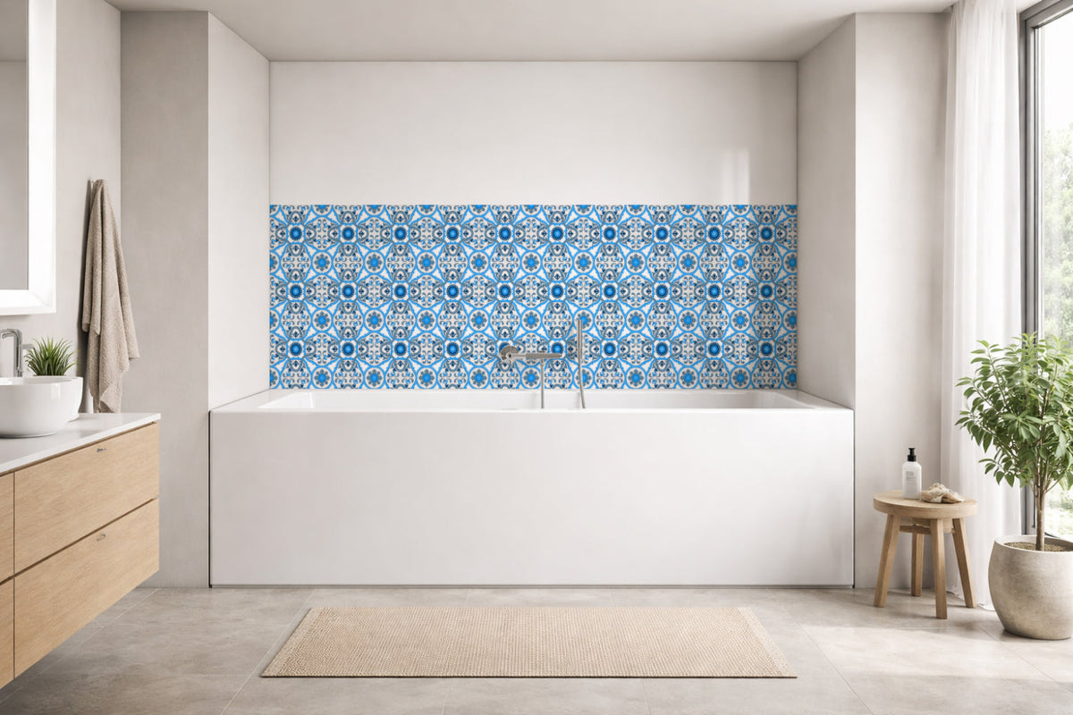 Badrückwand Patchwork