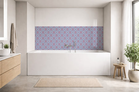 Badrückwand Patchwork