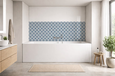Badrückwand Patchwork