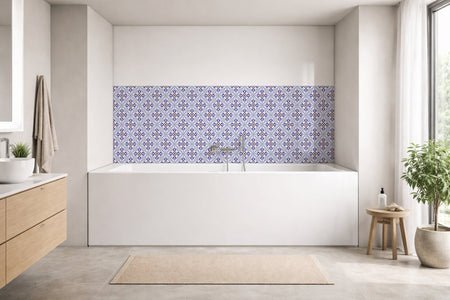 Badrückwand Patchwork