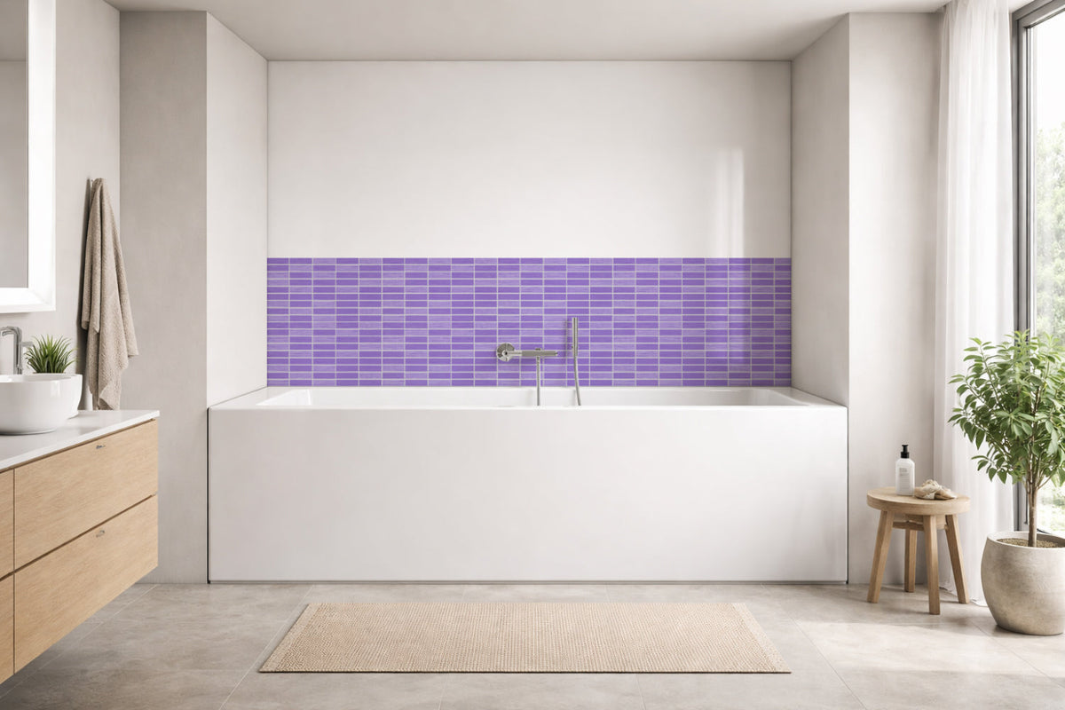 Badrückwand Fliesenoptik