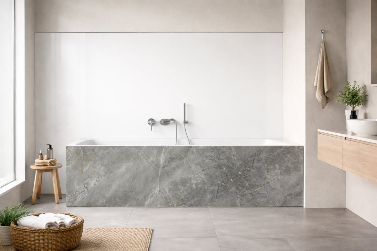 Badewannenverkleidung Marmoroptik