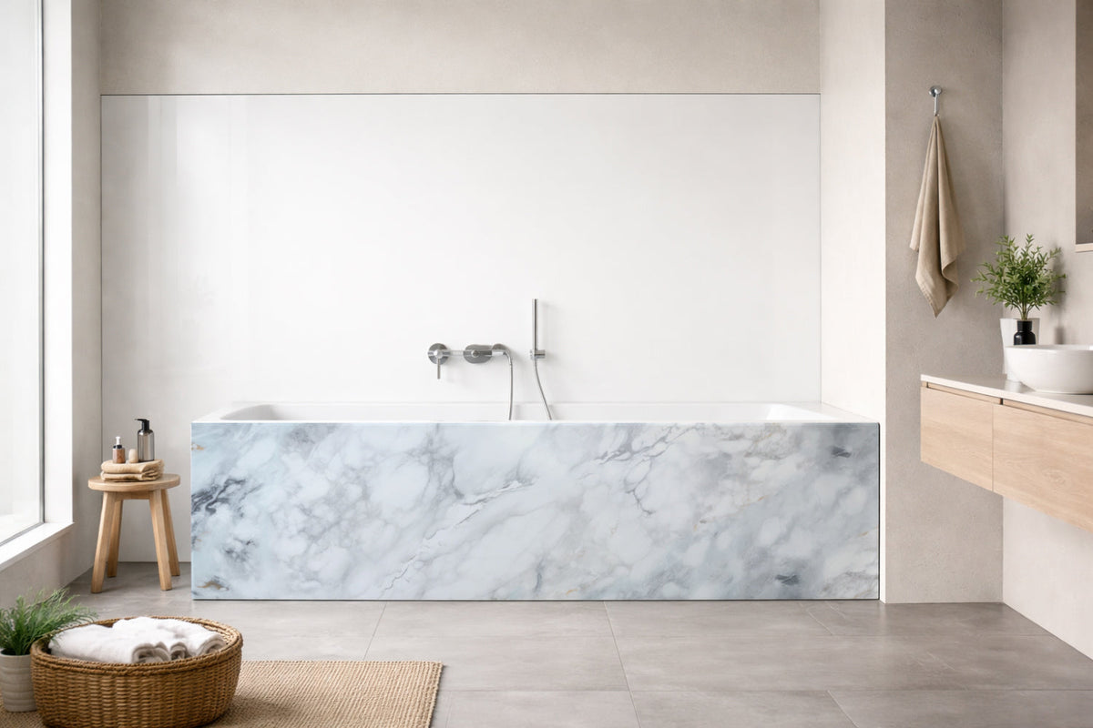 Badewannenverkleidung Marmoroptik