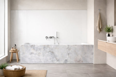 Badewannenverkleidung Marmoroptik
