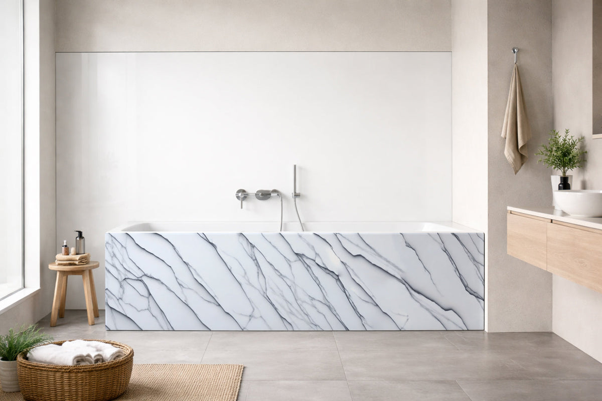 Badewannenverkleidung Marmoroptik