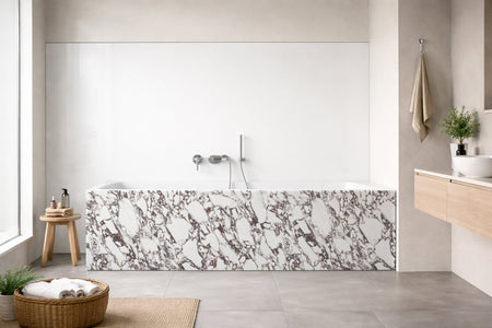 Badewannenverkleidung Marmoroptik
