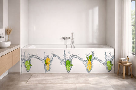 Badrückwand