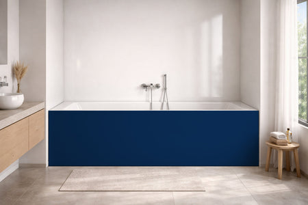 Badrückwand Einfarbig RAL 5010 Enzianblau