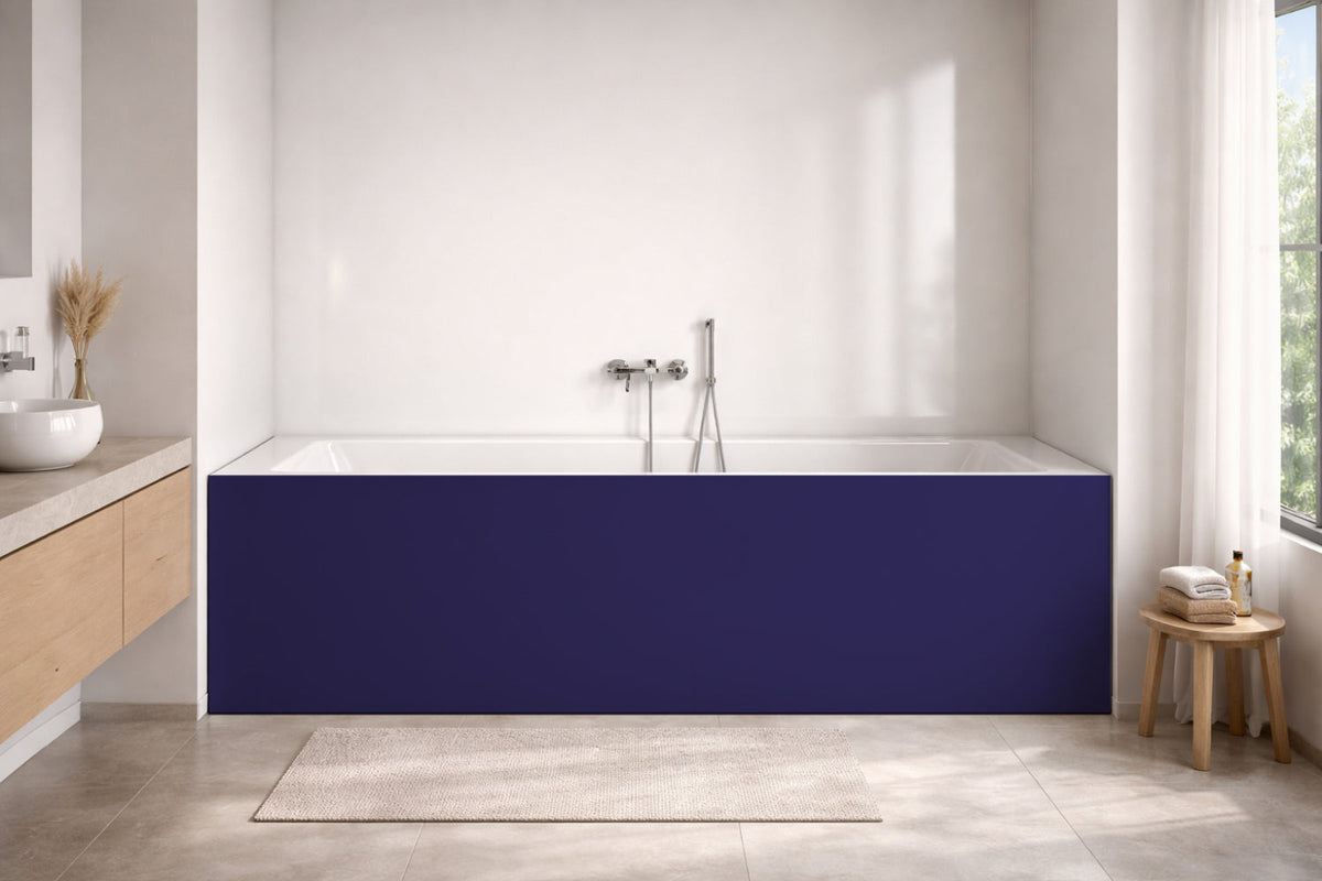 Badewannenverkleidung Einfarbig RAL 5022 Nachtblau