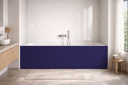 Badewannenverkleidung Einfarbig RAL 5022 Nachtblau