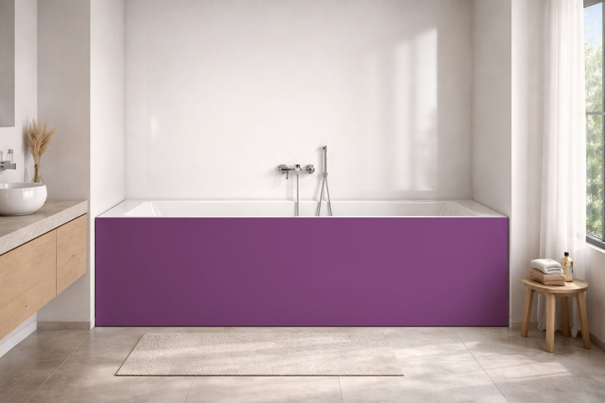 Badrückwand Einfarbig RAL 4008 Signalviolett