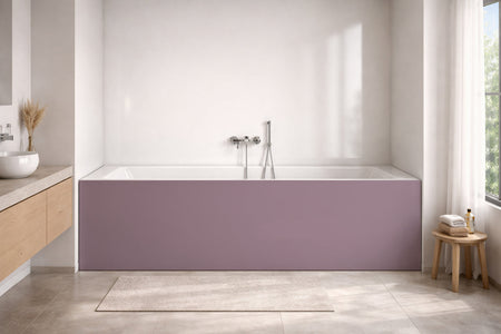 Badrückwand Einfarbig RAL 4009 Pastellviolett