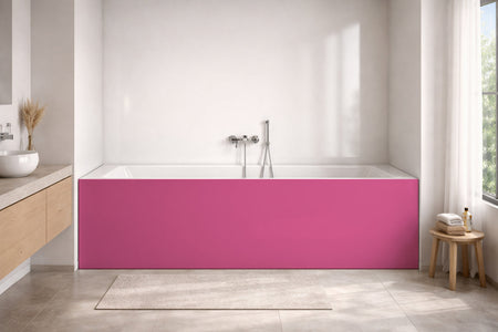Badrückwand Einfarbig RAL 4010 Telemagenta