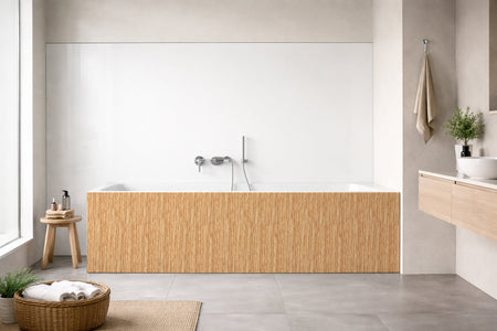 Badewannenverkleidung Holzoptik
