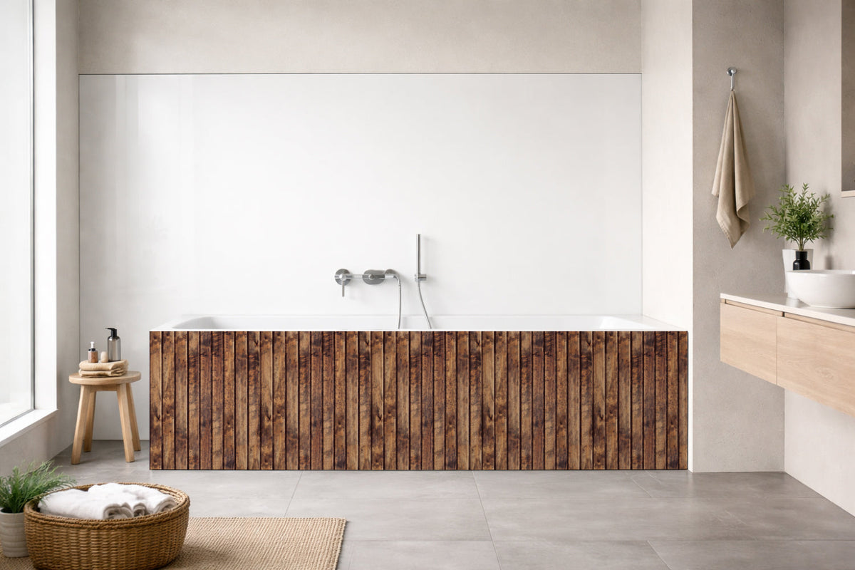 Badewannenverkleidung Holzoptik