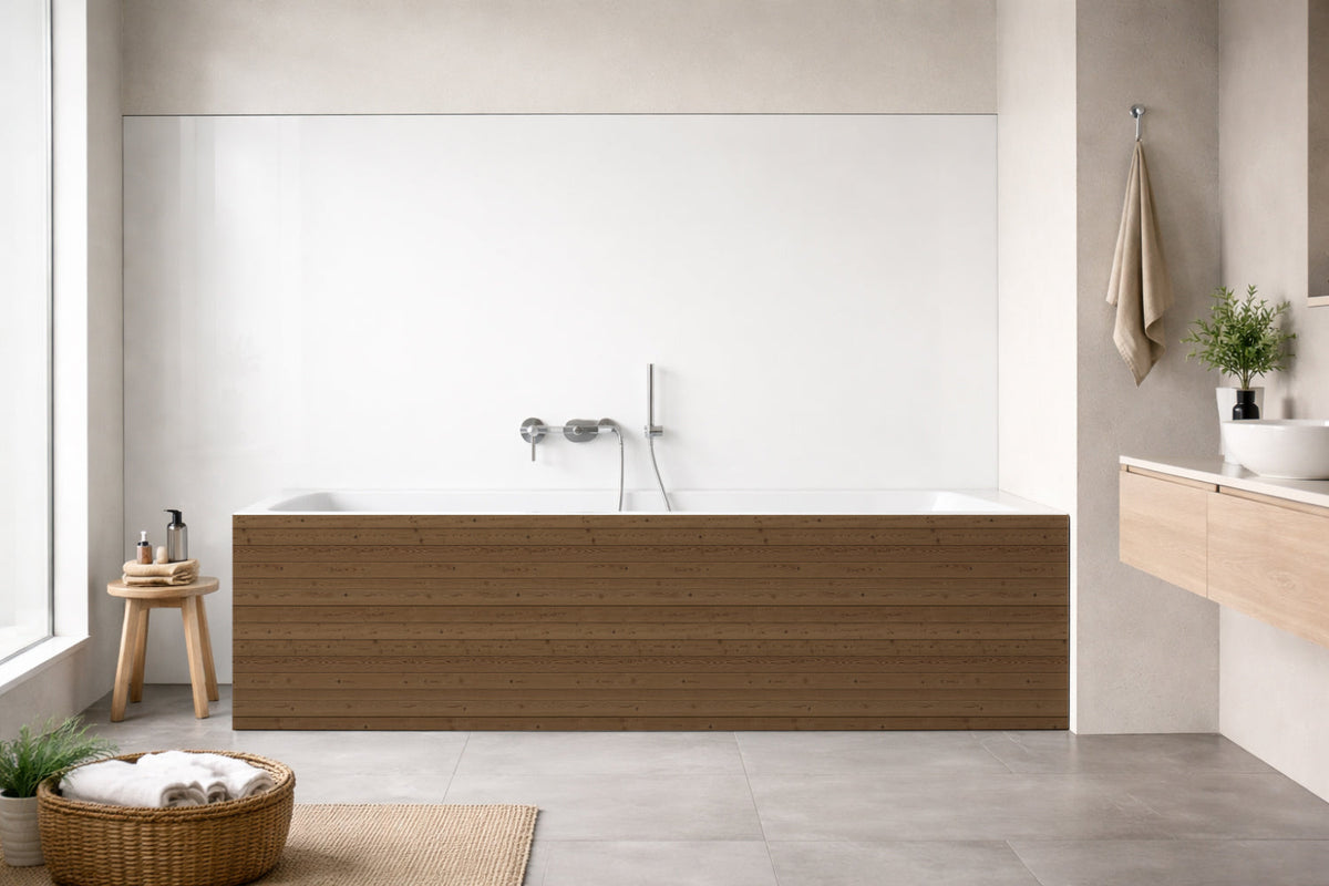 Badewannenverkleidung Holzoptik
