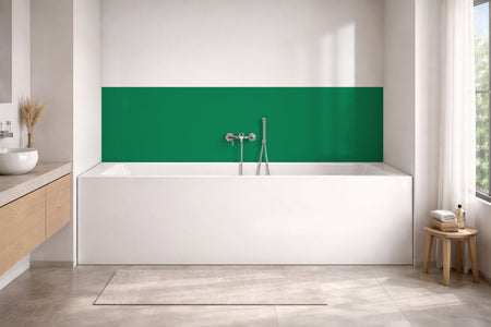 Badewannenverkleidung Einfarbig RAL 6032 Signalgrün