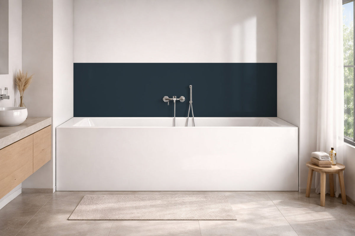Badewannenverkleidung Einfarbig RAL 5008 Graublau