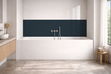Badewannenverkleidung Einfarbig RAL 5008 Graublau