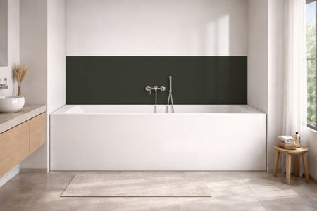 Badrückwand Einfarbig RAL 6006 Grauoliv