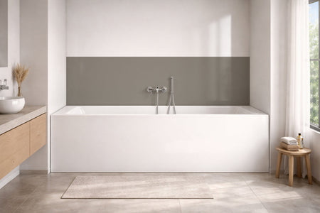 Badewannenverkleidung Einfarbig RAL 7030 Steingrau