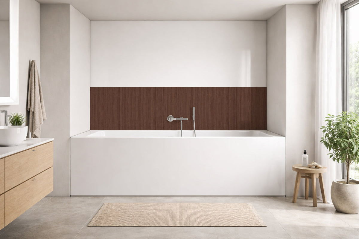 Badewannenverkleidung Holzoptik