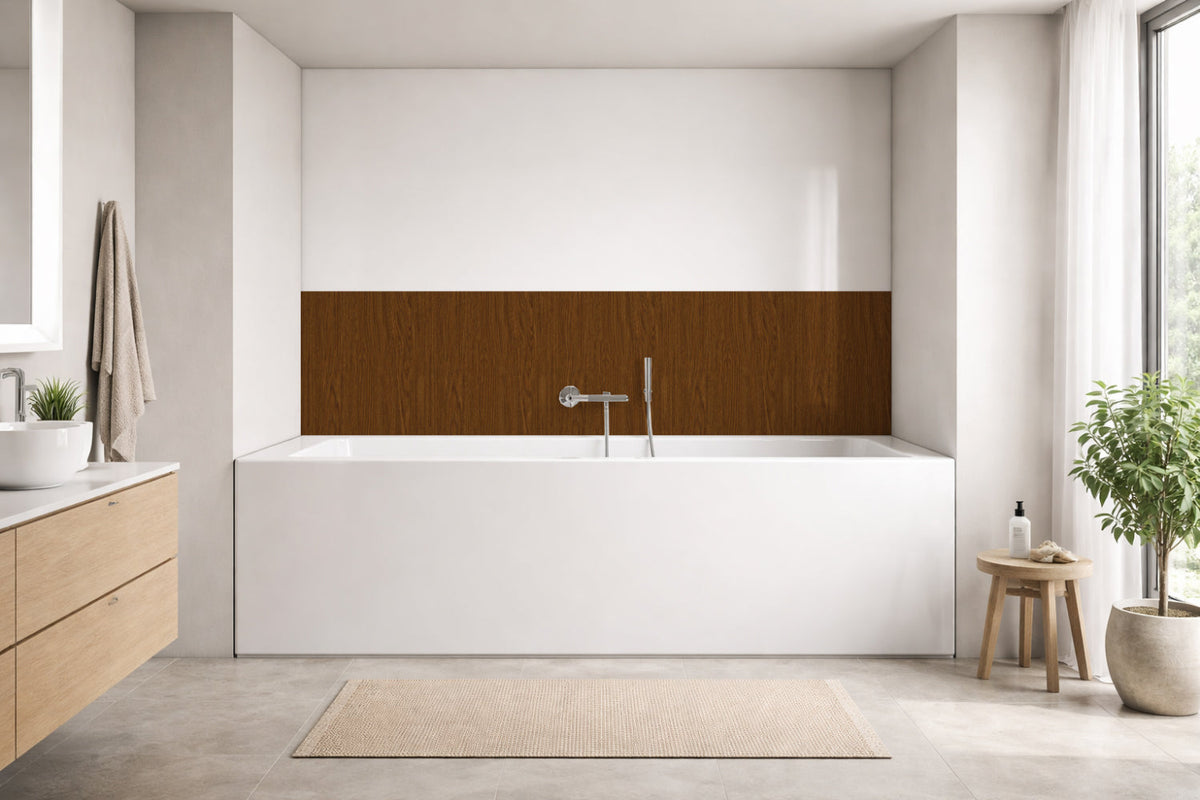 Badewannenverkleidung Holzoptik