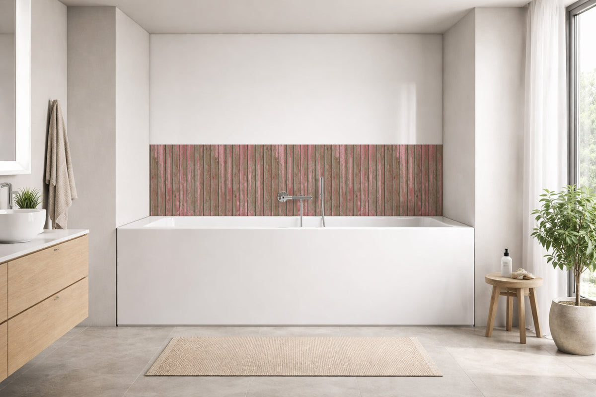Badewannenverkleidung Holzoptik