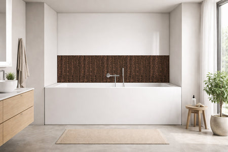 Badewannenverkleidung Holzoptik