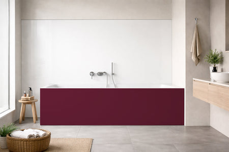 Badewannenverkleidung Einfarbig RAL 4004 Bordeauxviolett