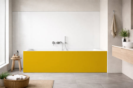 Badrückwand Einfarbig RAL 1004 Goldgelb