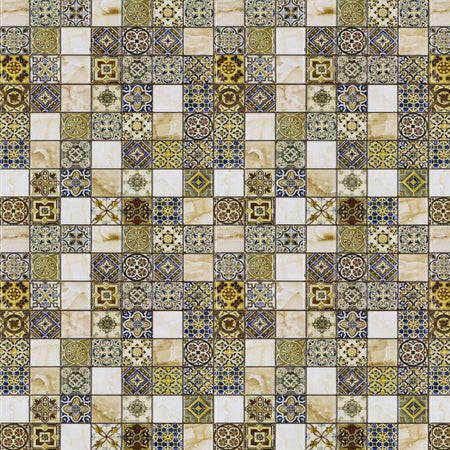 Badrückwand Fliesenoptik