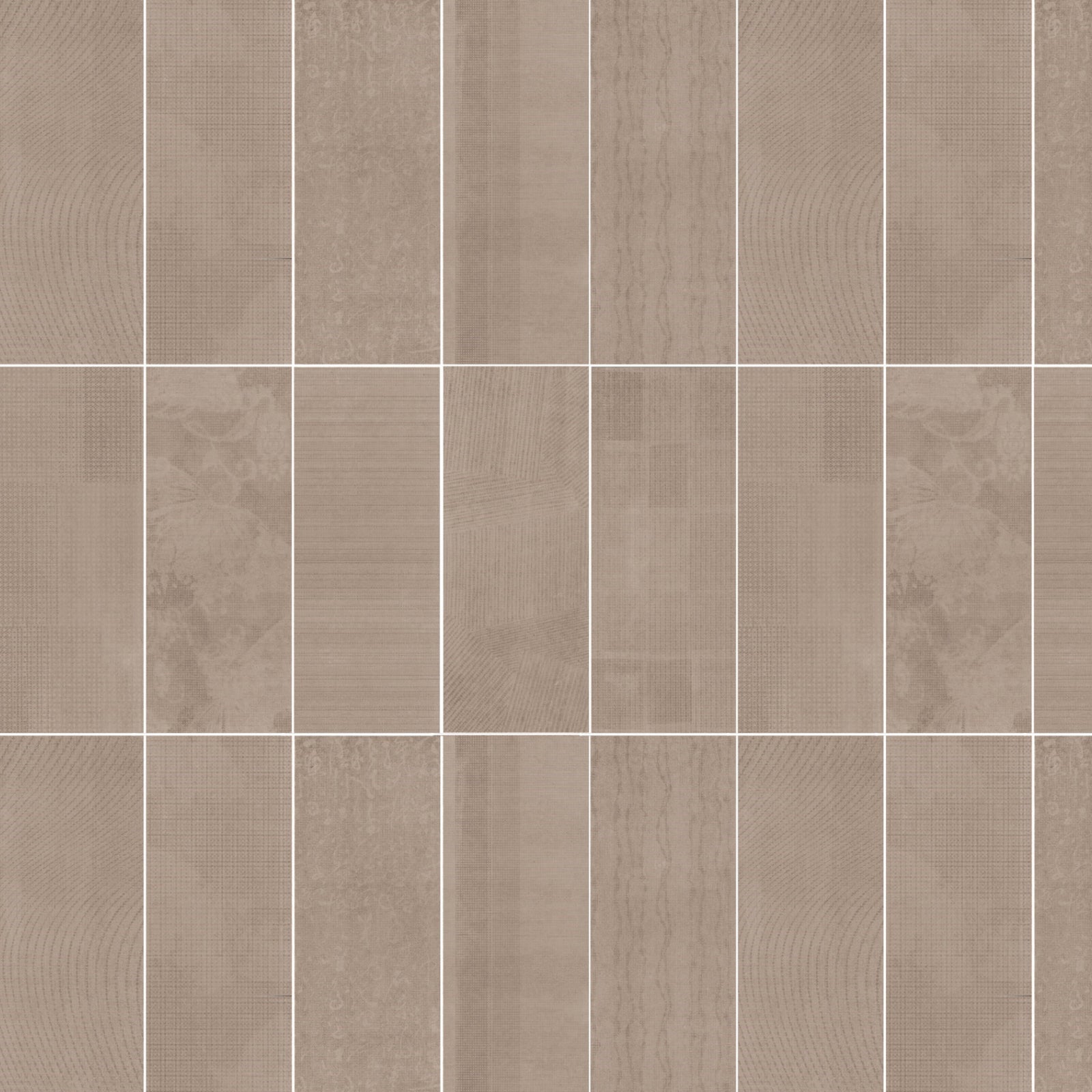 Badrückwand Fliesenoptik